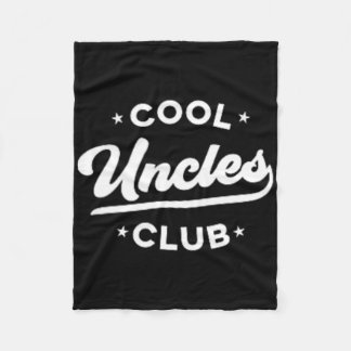 Männer Cooler Onkel Club Retro Bester Onkel überha Fleecedecke