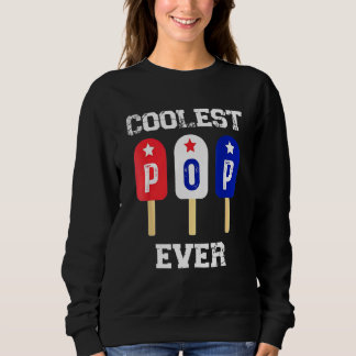Männer Cooler Pop je Popsison Männer Bester Vater Sweatshirt