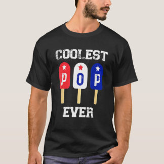 Männer Cooler Pop je Popsison Männer Bester Vater T-Shirt