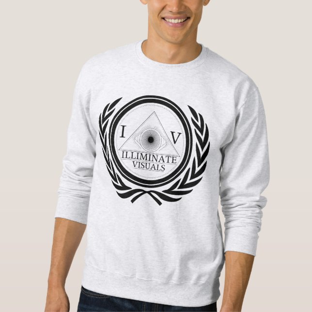 Männer - Crew-Halses - IV Standard - Schwarz-Logo Sweatshirt (Vorderseite)