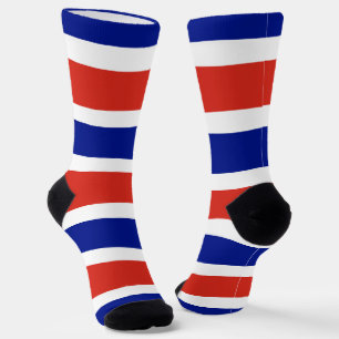 Männer Crew Socken mit Fahne von Costa Rica