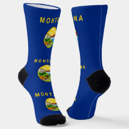 Männer Crew Socken mit Fahne von Montana