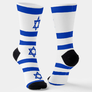 Männer Crew Socken mit israelischer Flagge