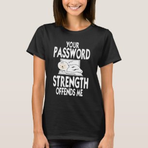 Männer-Cybersicherheitsexperte für White-Hat-Hacke T-Shirt