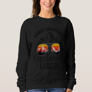 Männer Daddy Opa Geologe Legende Geologie Retro Sweatshirt