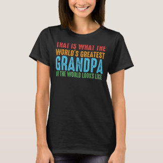 Männer, das ist das größte Opa Gra der Welt T-Shirt