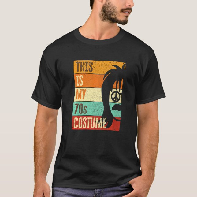 Männer Das ist mein 70er Kostüm Männer 70er Outfit T-Shirt (Vorderseite)