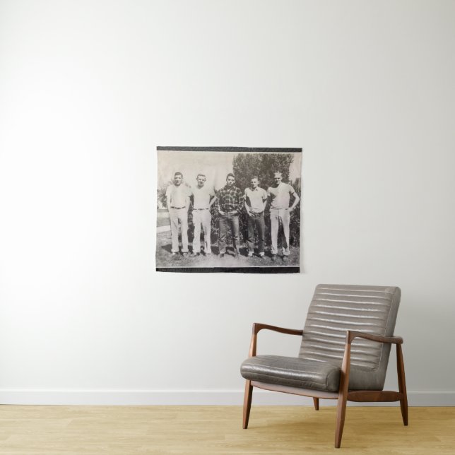 Männer der 50er Jahre Wandteppich (Beispiel (Horizontal))