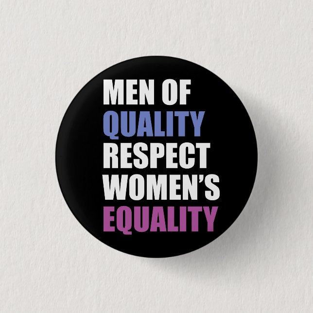 "Männer der Gleichheit der Button (Vorderseite)