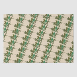 Männer der grünen Armee Seidenpapier