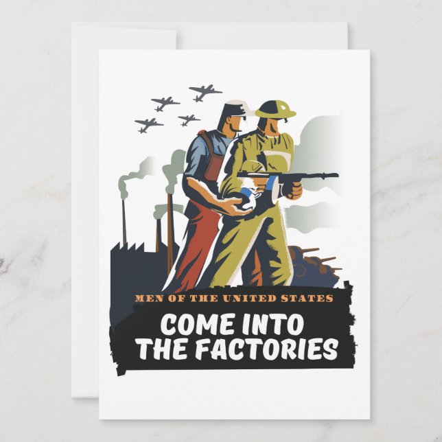 Männer der Staaten, Poster des zweiten Weltkriegs (Vorderseite)