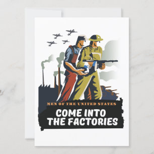Männer der Vereinigten Staaten, WW2-Plakat