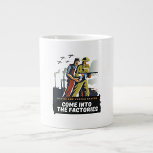 Männer der Vereinigten Staaten, WW2-Plakat Jumbo-Tasse