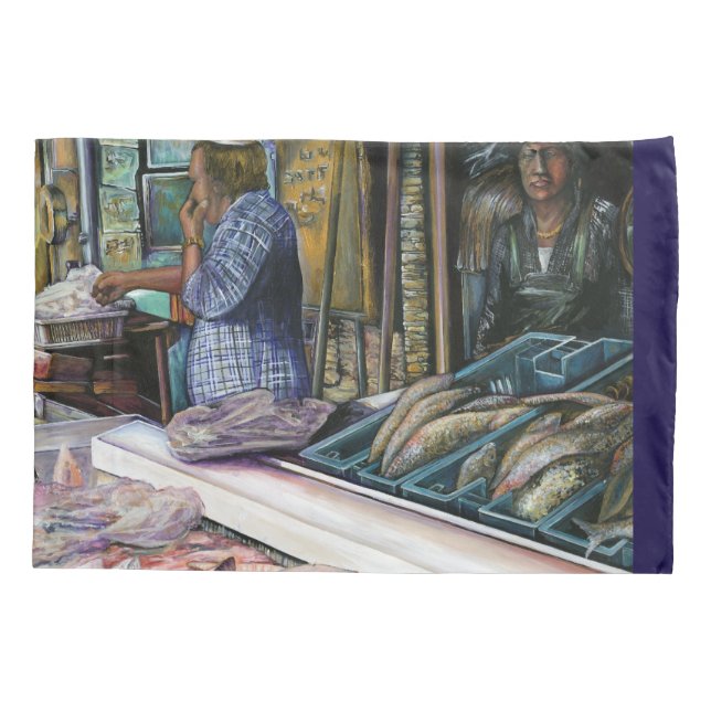 Männer der Wüste, Geschenke des Meeres, Jerusalem Kissenbezug (Rückseite)