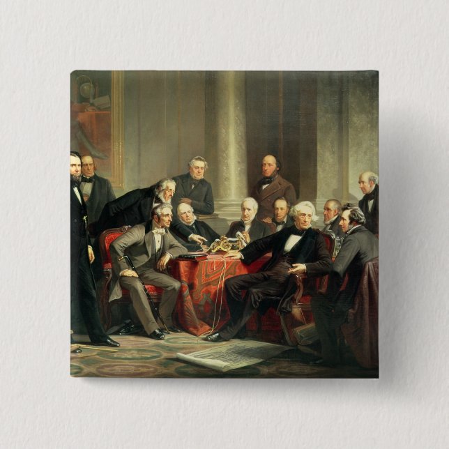 Männer des Fortschritts Button (Vorderseite)