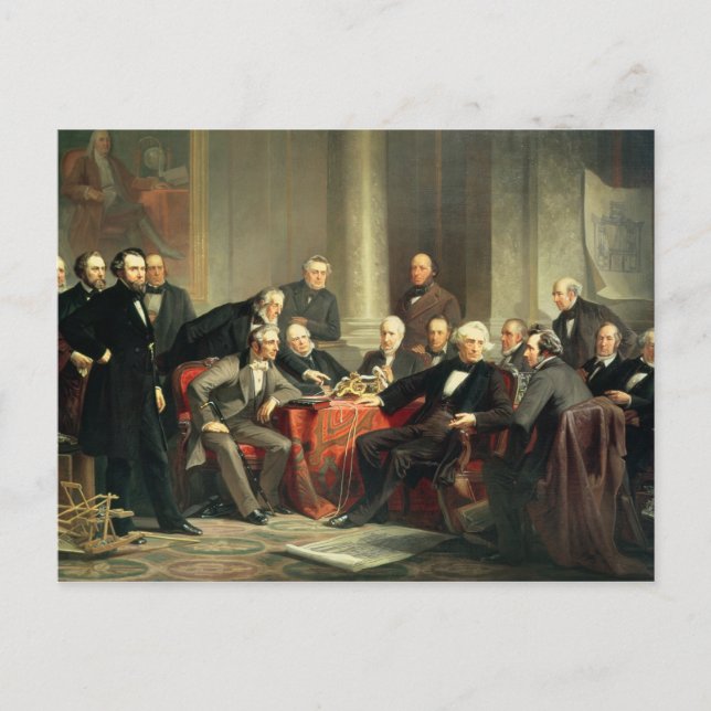 Männer des Fortschritts Postkarte (Vorderseite)