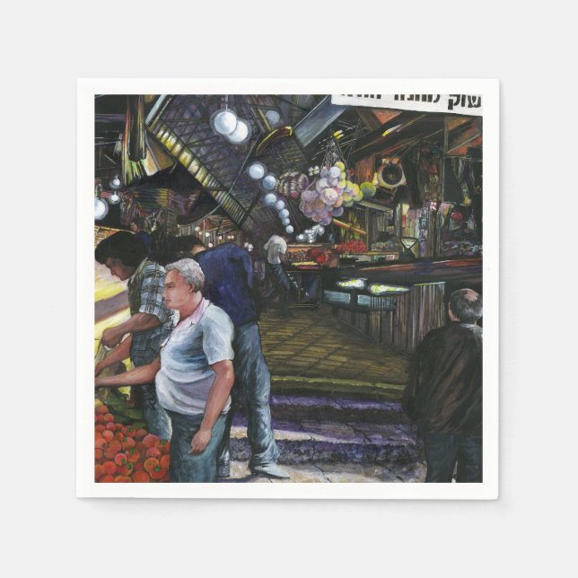 Männer des Handels, Jerusalem Serviette (Vorderseite)