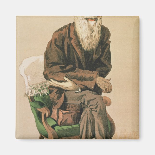 Männer des Tages, Nr. 33, Charles Darwin Magnet (Vorne)