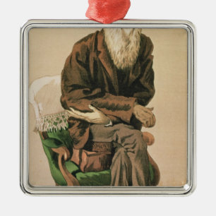 Männer des Tages, Nr. 33, Charles Darwin Ornament Aus Metall