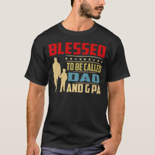 Männer, die als Vater und g Pa Vintag Fett bezeich T-Shirt