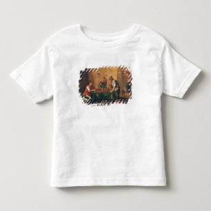 Männer, die Backgammon in einer Taverne spielen Kleinkind T-shirt