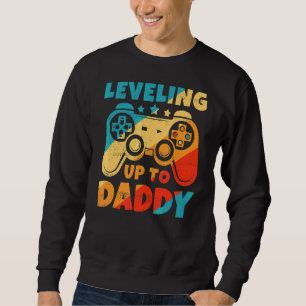 Männer, die bis zu Daddy Gamer Vater schwanger Ann Sweatshirt