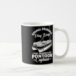 Männer, die Coole Grandpas fahren, sind Pontoon Ca Kaffeetasse