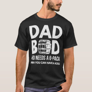 Männer, die einen 6-Pack-Vater Bod Beer Loving Vat T-Shirt