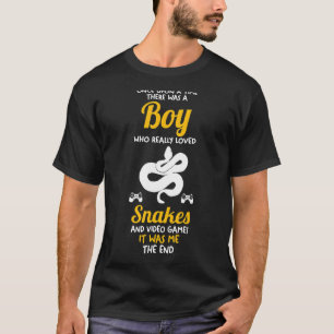 Männer, die Gaming und Schlangen wirklich lieben T-Shirt