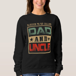 Männer, die gesegnet werden, als Onkel Vintagen Sweatshirt