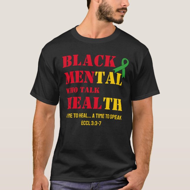 MÄNNER, DIE GESUNDHEIT SPRECHEN T-Shirt (Vorderseite)