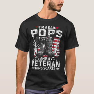 Männer, die ich bin ein Vater Pop T Shirt Veteran