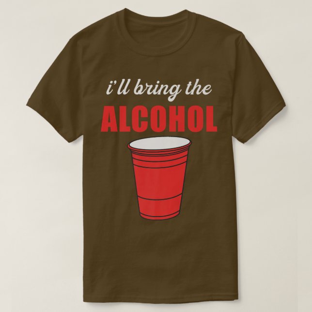 Männer, die ich bringen den Alkohol trinken Spiele T-Shirt (Design vorne)