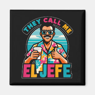 Männer, die ich El Jefe nennen, den Boss in spanis Magnet