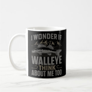 Männer, die ich frage, ob Walleye denken über mi Kaffeetasse
