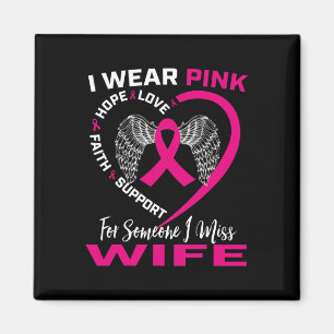 Männer, die ich für meine Ehefrau Pink trage Brust Magnet