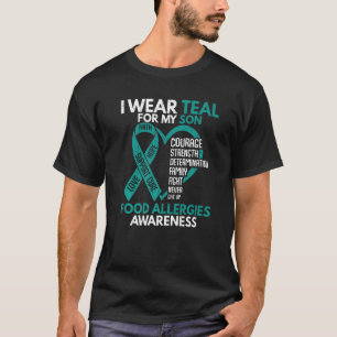 Männer, die ich für meine Sohn-Lebensmittelallergi T-Shirt