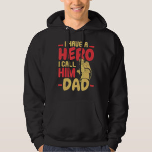 Männer, die ich habe einen Helden, den ich ihn Vat Hoodie