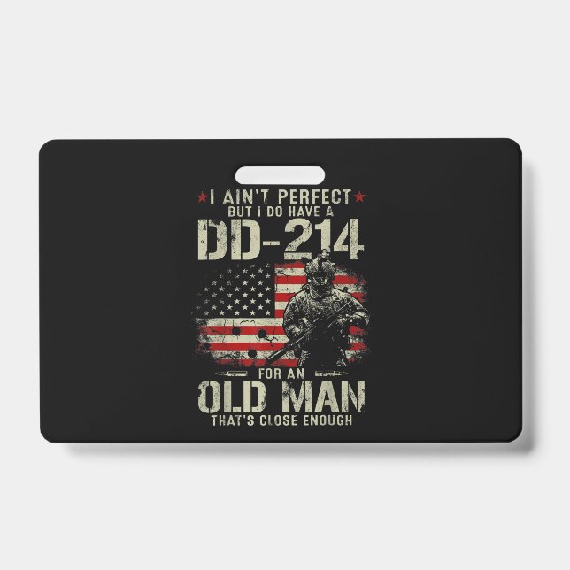 Männer, die ich nicht perfekt kann, ich habe einen ausweis (Vorderseite)