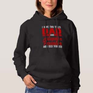 Männer, die ich sowohl Titeln Vater-und Automobil- Hoodie