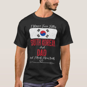 Männer, die ich zwei Titel habe Südkoreanisch und T-Shirt