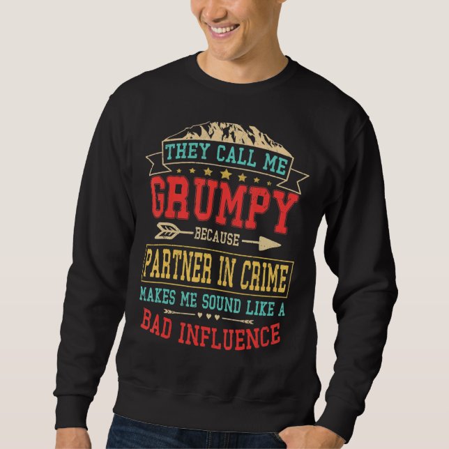 Männer, die mich als grauenhaften Partner in der K Sweatshirt (Vorderseite)