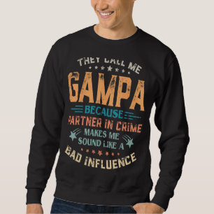 Männer, die sie mich Gampa nennen, weil Partner im Sweatshirt