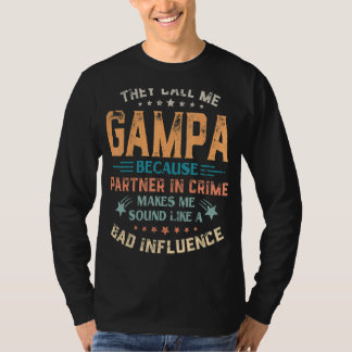 Männer, die sie mich Gampa nennen, weil Partner im T-Shirt