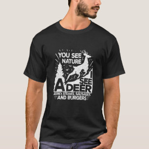Männer, die Sie vielleicht die Natur sehen, sehe i T-Shirt