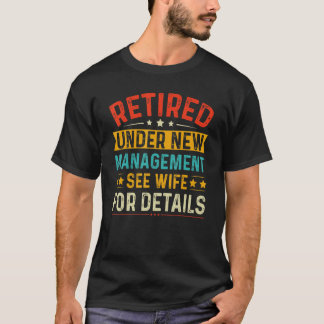 Männer, die unter neuem Management ermüdet werden  T-Shirt