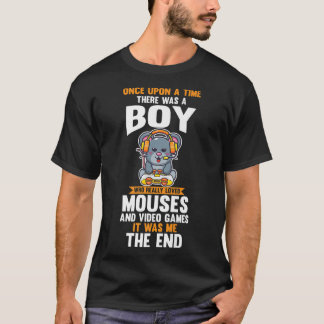 Männer, die Videospiele und Mouse wirklich lieben T-Shirt