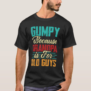 Männer, die Vintag gumpy sind, weil Opa für alte T T-Shirt