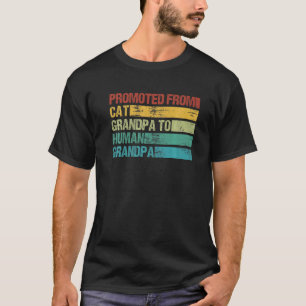 Männer, die von der Katzengroßvater zur menschlich T-Shirt
