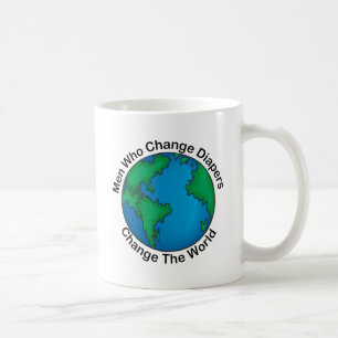 Männer, die Windeln ändern, ändern die Welt Tasse